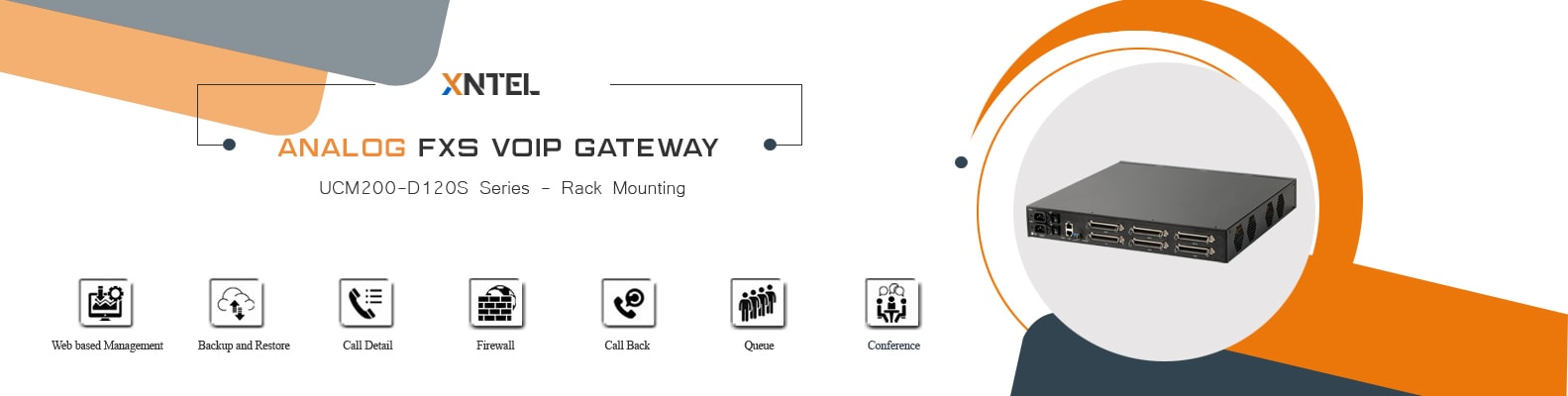 FXS VoIP Gateway XNTEL