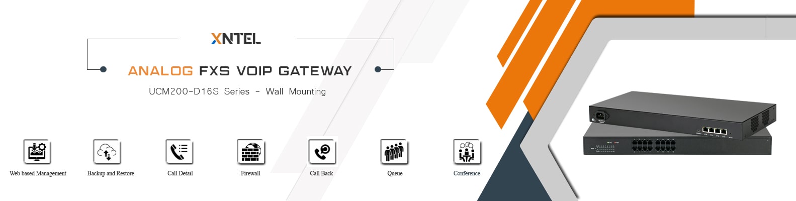 FXS VoIP Gateway XNTEL