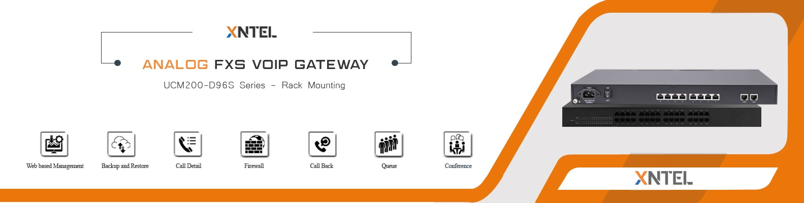 FXS VoIP Gateway XNTEL