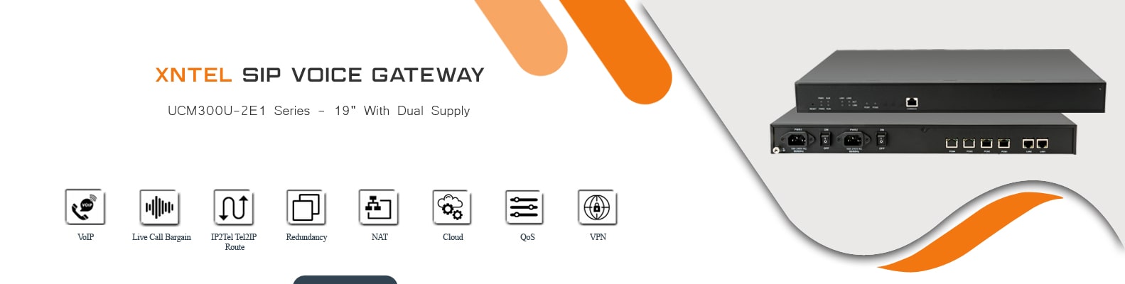 sip voice Gateway XNTEL banner