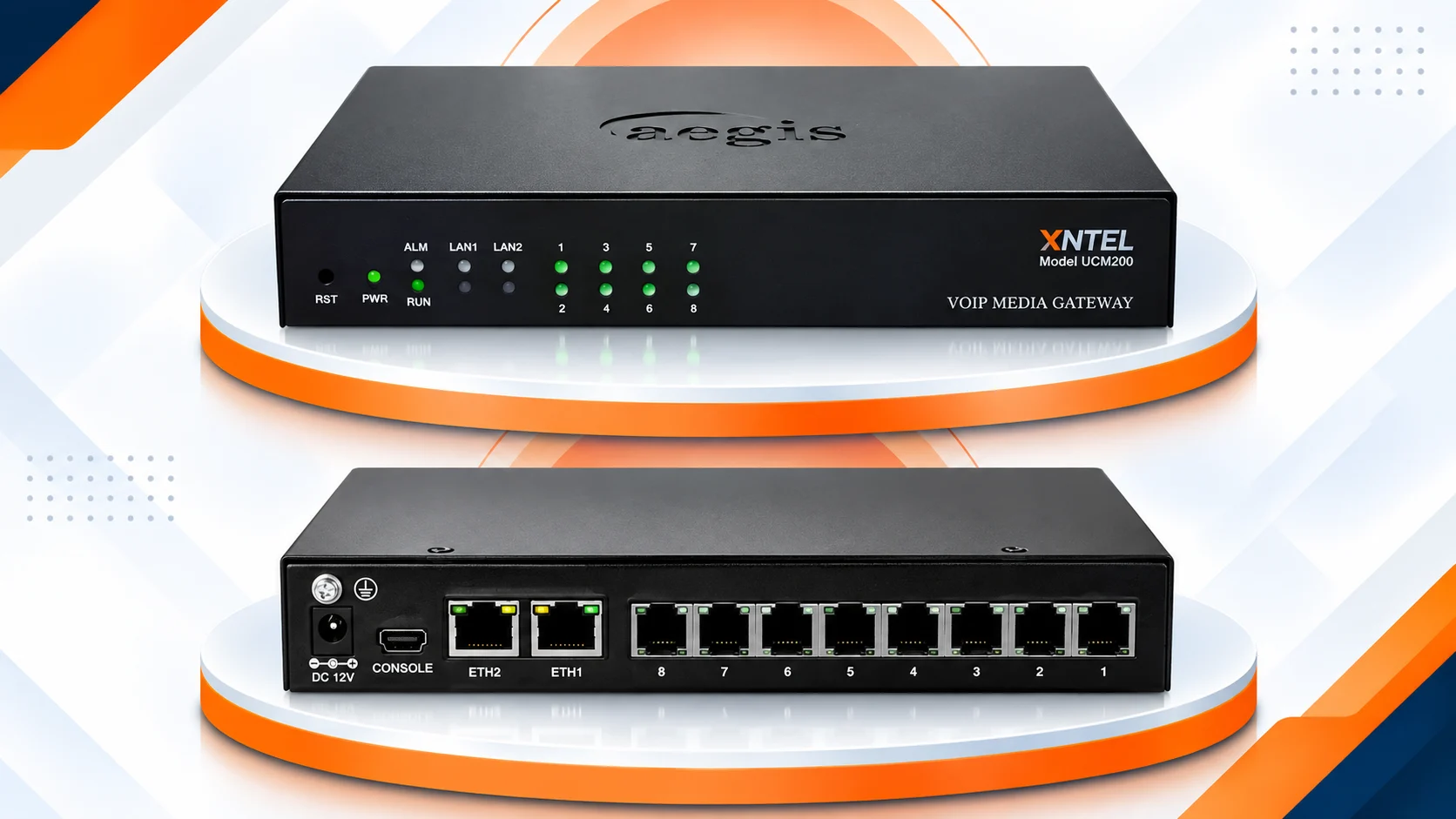 VOIP FXO ANALOG GATEWAY - XNTEL UCM200-D8O SERIES