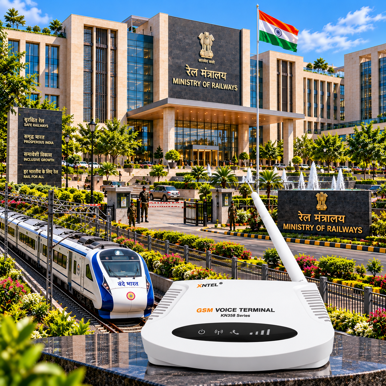AEGIS GSM Voice Terminal and Voice Logger Solution for Indian Railways